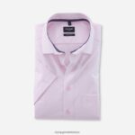 Giyim OLYMP Luxor modern kesim, iş gömleği, global kent, gül PL4DLH1270