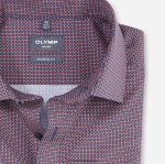 Giyim OLYMP Luxor modern kesim, iş gömleği, global kent, kırmızı PL4DLH1230 - Görsel 2