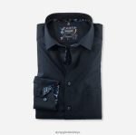 Giyim OLYMP Luxor modern kesim, iş gömleği, global kent, kobalt PL4DLH1302