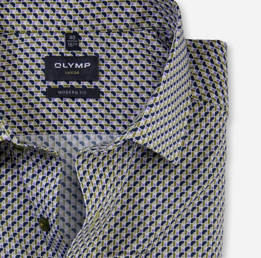 Giyim OLYMP Luxor modern kesim, iş gömleği, global kent, limon PL4DLH1062 - Görsel 2