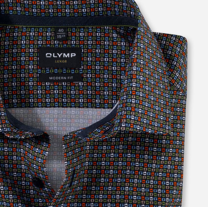 Giyim OLYMP Luxor modern kesim, iş gömleği, global kent, limon PL4DLH1142 - Görsel 2