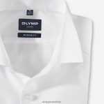 Giyim OLYMP Luxor modern kesim, iş gömleği, kesit klasik, beyaz PL4DLH1386 - Görsel 2
