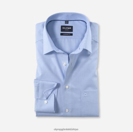 Giyim OLYMP Luxor modern kesim, iş gömleği, new kent, bleu PL4DLH1086
