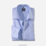 Giyim OLYMP Luxor modern kesim, iş gömleği, new kent, bleu PL4DLH1389