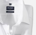 Giyim OLYMP luxor modern kesim, iş gömleği, uzun kollu ekstra uzun, yeni kent, beyaz PL4DLH1449 - Görsel 2