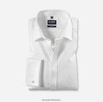 Giyim OLYMP Luxor modern kesim, iş gömleği, yeni kent, açık bej PL4DLH1009