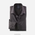 Giyim OLYMP luxor modern kesim, iş gömleği, yeni kent, antrasit PL4DLH1397