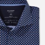 Giyim OLYMP seviye beş 24/7 vücuda oturan, iş gömleği, kent, marine PL4DLH502 - Görsel 2