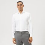 Giyim OLYMP seviye beş 24/7 vücuda oturan, iş gömleği, modern kent, açık bej PL4DLH437
