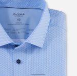 Giyim OLYMP seviye beş 24/7 vücuda oturan, iş gömleği, modern kent, bleu PL4DLH455 - Görsel 2