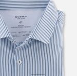Giyim OLYMP seviye beş 24/7 vücuda oturan, iş gömleği, modern kent, bleu PL4DLH548 - Görsel 2