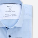 Giyim OLYMP seviye beş 24/7 vücuda oturan, iş gömleği, modern kent, bleu PL4DLH806 - Görsel 2