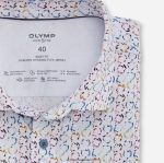 Giyim OLYMP seviye beş 24/7 vücuda oturan, iş gömleği, uzun kollu ekstra uzun, modern kent, beyaz PL4DLH905 - Görsel 2