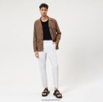 Giyim OLYMP seviye beş smart casual kaban, gündelik gömlek, kahverengi PL4DLH1961 - Görsel 2