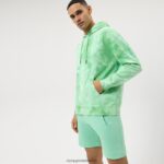 Giyim OLYMP seviye beş sweat body fit, sweatshirt, açık yeşil PL4DLH1903
