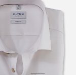 Giyim OLYMP seviye beş vücuda oturan, iş gömleği, modern kent, açık bej PL4DLH694 - Görsel 2