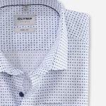 Giyim OLYMP seviye beş vücuda oturan, iş gömleği, modern kent, bleu PL4DLH343 - Görsel 2