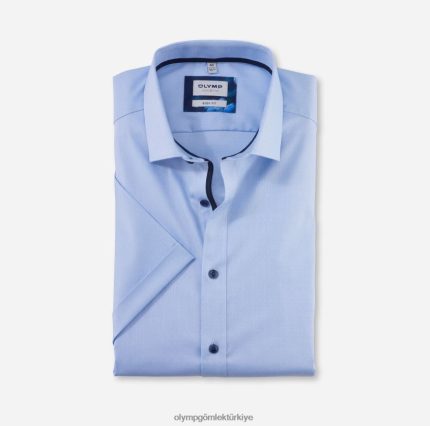 Giyim OLYMP seviye beş vücuda oturan, iş gömleği, modern kent, bleu PL4DLH393