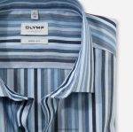 Giyim OLYMP seviye beş vücuda oturan, iş gömleği, modern kent, bleu PL4DLH644 - Görsel 2