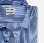 Giyim OLYMP seviye beş vücuda oturan, iş gömleği, modern kent, duman mavisi PL4DLH770 - Görsel 2