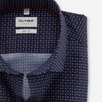 Giyim OLYMP seviye beş vücuda oturan, iş gömleği, modern kent, kırmızı PL4DLH509 - Görsel 2