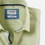 Giyim OLYMP seviye beş vücuda oturan, iş gömleği, modern kent, limon PL4DLH351 - Görsel 2