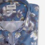 Giyim OLYMP seviye beş vücuda oturan, iş gömleği, modern kent, limon PL4DLH604 - Görsel 2