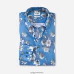 Giyim OLYMP seviye beş vücuda oturan, iş gömleği, modern kent, limon PL4DLH696