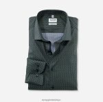 Giyim OLYMP seviye beş vücuda oturan, iş gömleği, modern kent, limon PL4DLH780