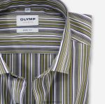 Giyim OLYMP seviye beş vücuda oturan, iş gömleği, modern kent, limon yeşili PL4DLH724 - Görsel 2