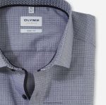 Giyim OLYMP seviye beş vücuda oturan, iş gömleği, modern kent, siyah PL4DLH649 - Görsel 2