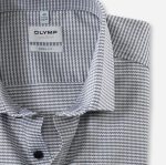 Giyim OLYMP seviye beş vücuda oturan, iş gömleği, modern kent, siyah PL4DLH805 - Görsel 2