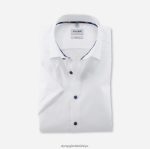 Giyim OLYMP seviye beş vücuda oturan, iş gömleği, new york kent, beyaz PL4DLH345