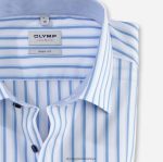 Giyim OLYMP seviye beş vücuda oturan, iş gömleği, new york kent, bleu PL4DLH654 - Görsel 2