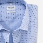 Giyim OLYMP seviye beş vücuda oturan, iş gömleği, new york kent, bleu PL4DLH730 - Görsel 2