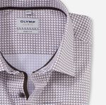 Giyim OLYMP seviye beş vücuda oturan, iş gömleği, new york kent, doğal PL4DLH348 - Görsel 2
