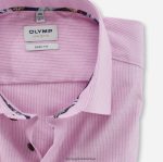 Giyim OLYMP seviye beş vücuda oturan, iş gömleği, new york kent, gül PL4DLH370 - Görsel 2