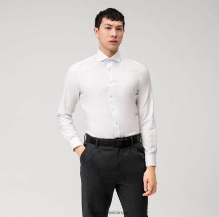 Giyim OLYMP seviye beş vücuda oturan, iş gömleği, royal kent, beyaz PL4DLH697
