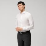 Giyim OLYMP seviye beş vücuda oturan, iş gömleği, royal kent, beyaz PL4DLH733