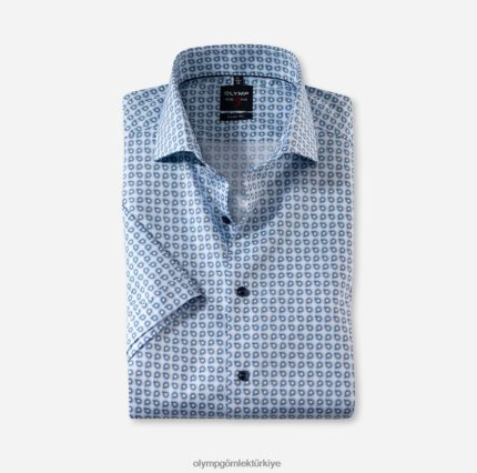 Giyim OLYMP seviye beş vücuda oturan, iş gömleği, royal kent, bleu PL4DLH818