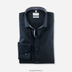 Giyim OLYMP seviye beş vücuda oturan, iş gömleği, royal kent, kobalt PL4DLH537