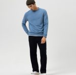 Giyim OLYMP sweat modern kesim, duman mavisi PL4DLH1913 - Görsel 2