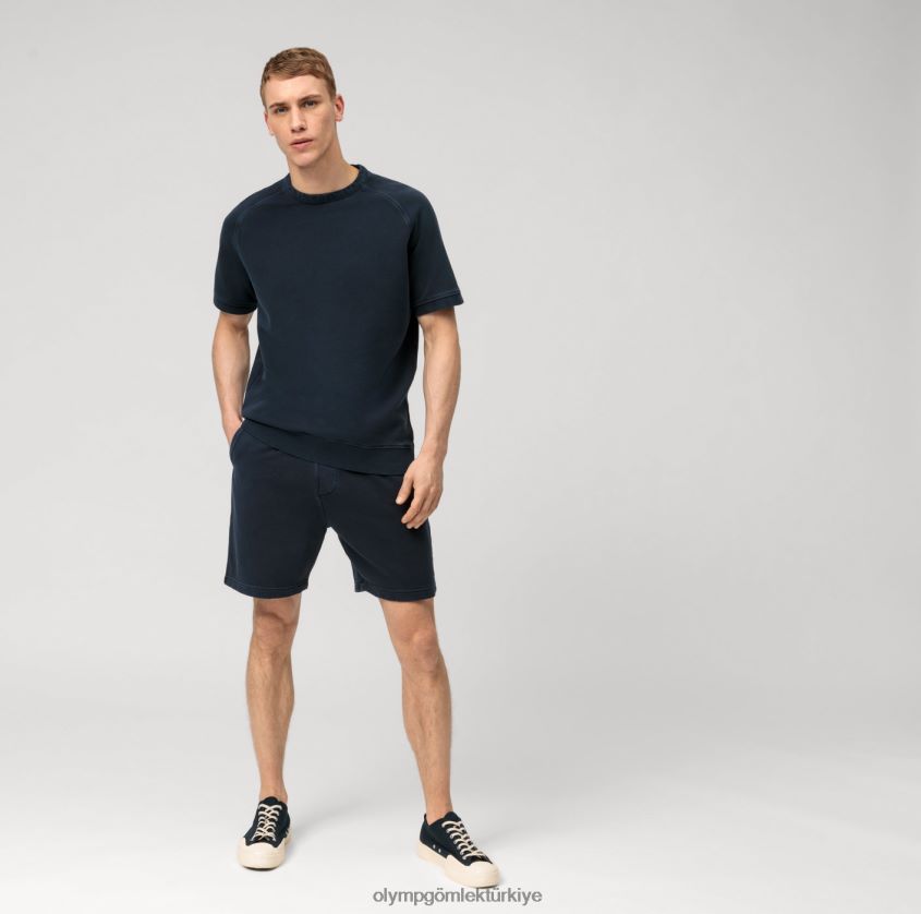 Giyim OLYMP sweat modern kesim, tişört, marine PL4DLH2011 - Görsel 2