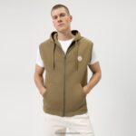 Giyim OLYMP sweat modern kesim, yelek, haki PL4DLH2184