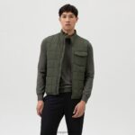 Giyim OLYMP sweat modern kesim, yelek, zeytin rengi PL4DLH2189