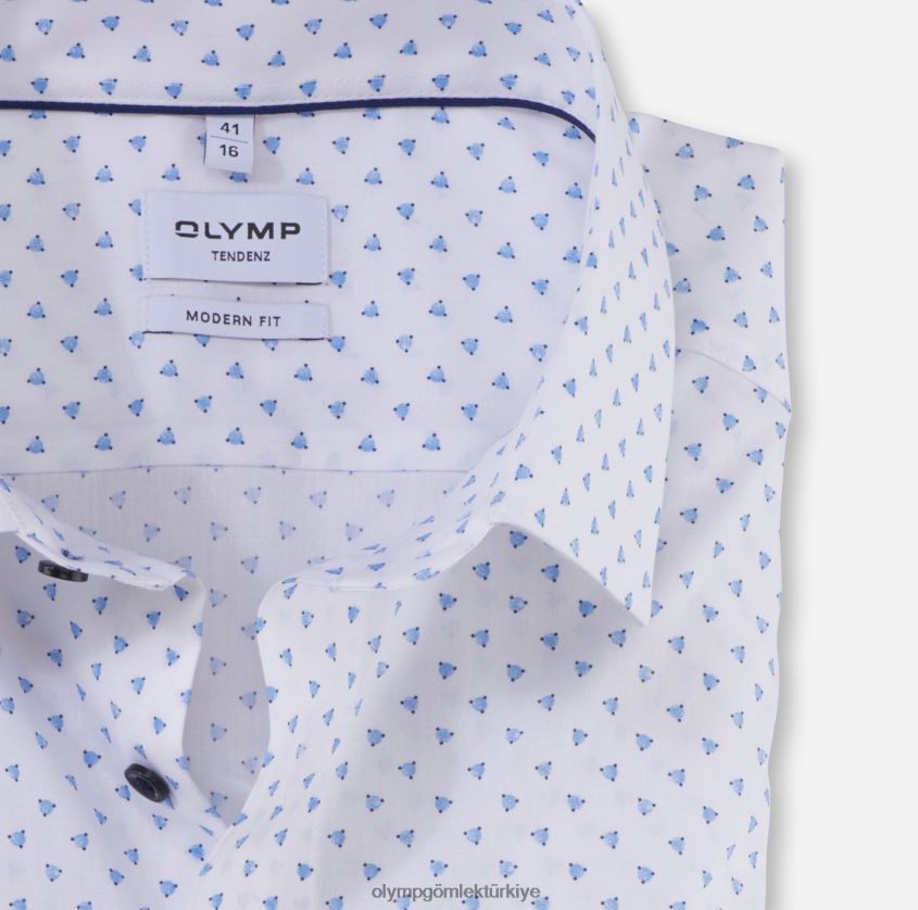Giyim OLYMP tendenz modern kesim, iş gömleği, new kent, bleu PL4DLH1709 - Görsel 2