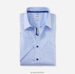 Giyim OLYMP tendenz modern kesim, iş gömleği, new kent, bleu PL4DLH1719