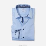 Giyim OLYMP tendenz modern kesim, iş gömleği, new kent, bleu PL4DLH1723