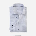 Giyim OLYMP tendenz modern kesim, iş gömleği, new kent, bleu PL4DLH1726