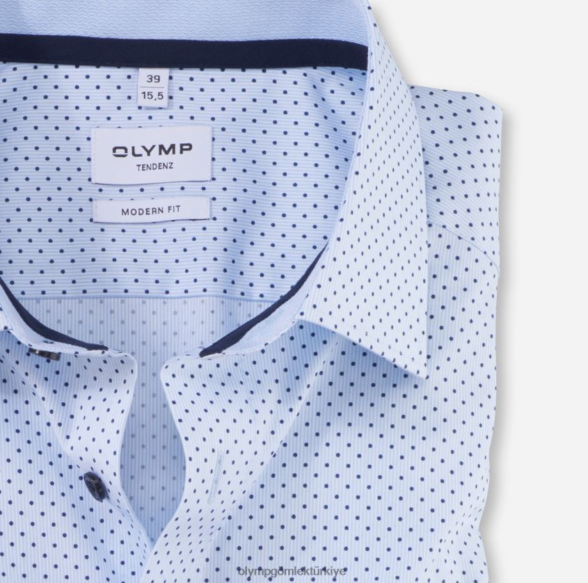 Giyim OLYMP tendenz modern kesim, iş gömleği, new kent, bleu PL4DLH1735 - Görsel 2